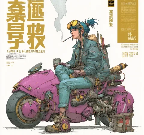 科幻题材漫画封面示例，画面具有未来科技感